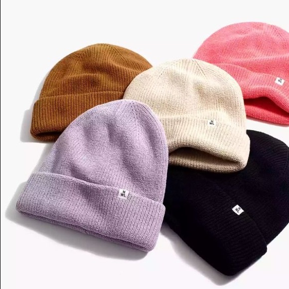 ISO 2020 Madewell recycled beanie lilac